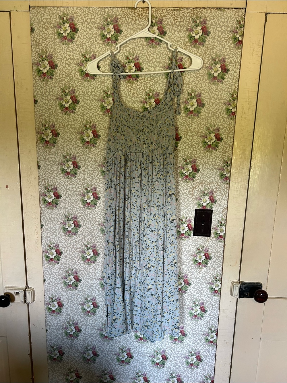 Hello MIZ Light Blue Floral Sundress
